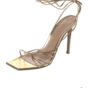 Gianvito Rossi Metallic Gold Heels